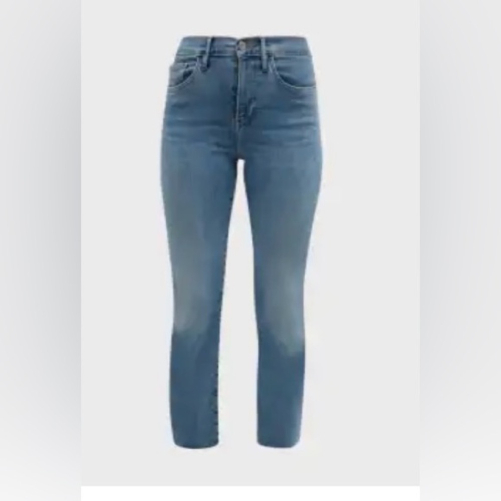 Frame Le High Skinny Jeans with raw bottom size 30
